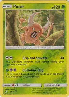 Pinsir [Reverse Holo] - Pokemon Team Up #9