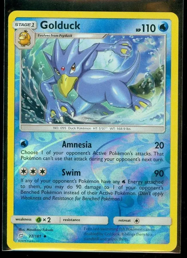 Golduck [Reverse Holo] - Pokemon Team Up #27