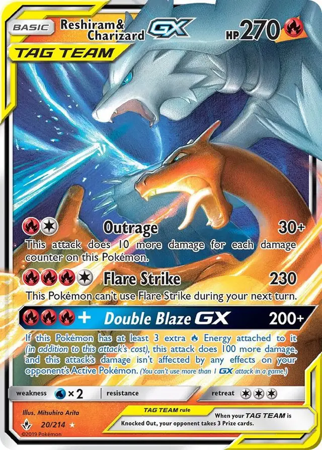 Reshiram & Charizard GX - Pokemon Unbroken Bonds #20