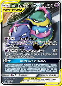 Muk & Alolan Muk GX - Pokemon Unbroken Bonds