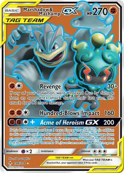 Marshadow & Machamp GX - Pokemon Unbroken Bonds