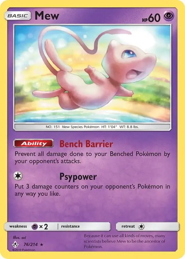 Mew - Pokemon Unbroken Bonds #76