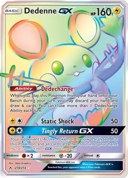 Dedenne GX 219 - Pokemon Unbroken Bonds