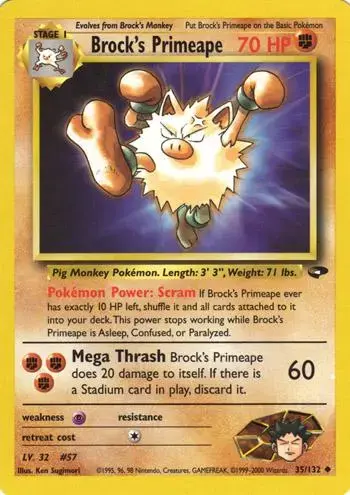 Brock's Primeape - Pokemon Gym Challenge #35