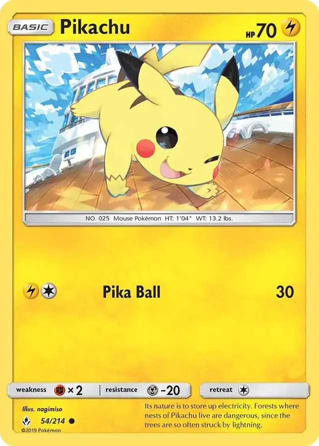 Pikachu - Pokemon Unbroken Bonds #54