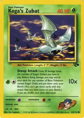 Koga's Zubat - Pokemon Gym Challenge #83