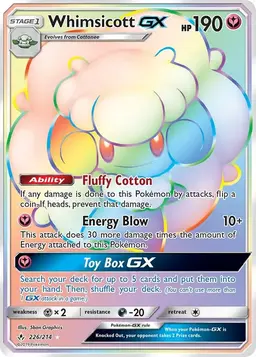 Whimsicott GX 226 - Pokemon Unbroken Bonds