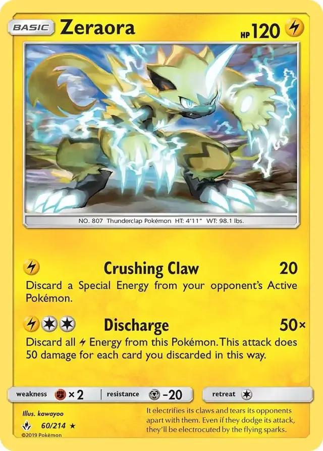 Zeraora - Pokemon Unbroken Bonds #60