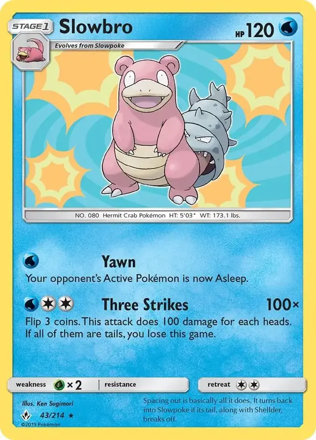 Slowbro - Pokemon Unbroken Bonds #43