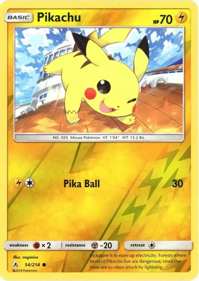 Pikachu [Reverse Holo] - Pokemon Unbroken Bonds #54