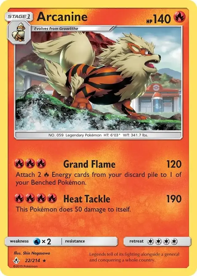 Arcanine - Pokemon Unbroken Bonds #22