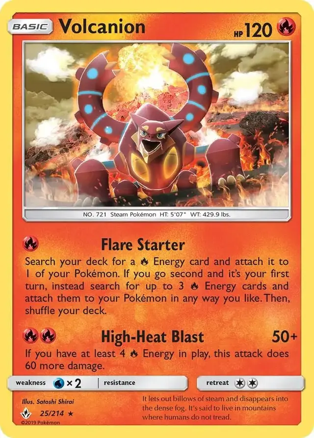Volcanion - Pokemon Unbroken Bonds #25