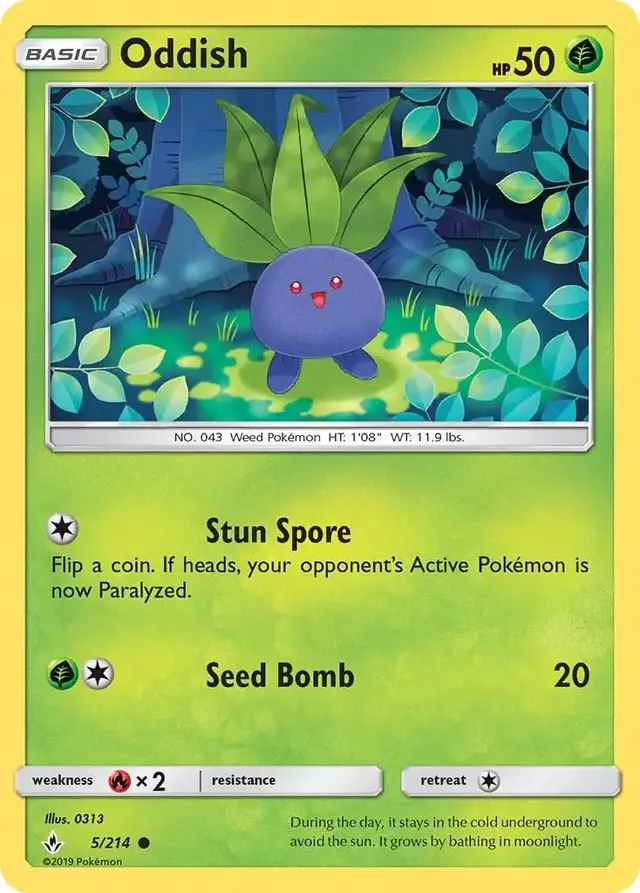 Oddish - Pokemon Unbroken Bonds #5