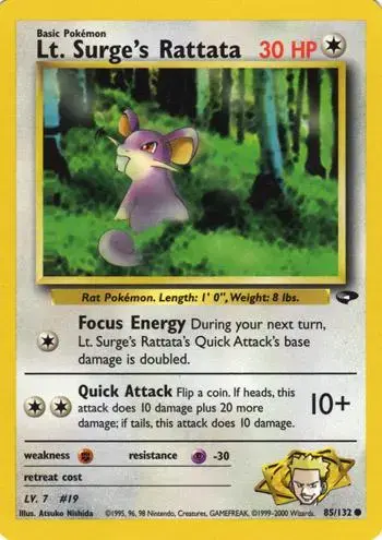 Lt. Surge's Rattata - Pokemon Gym Challenge #85