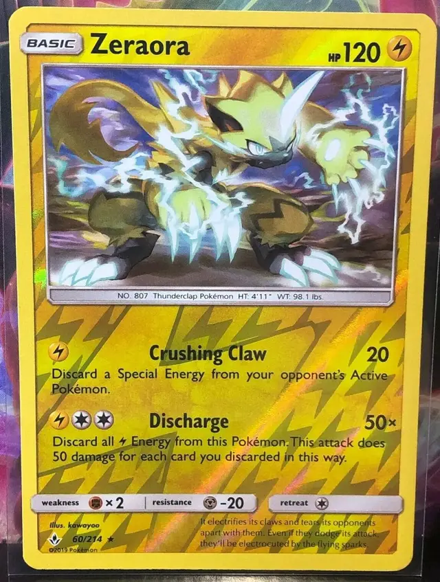 Zeraora [Reverse Holo] - Pokemon Unbroken Bonds #60