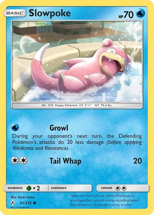 Slowpoke - Pokemon Unbroken Bonds #42