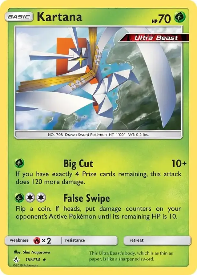 Kartana - Pokemon Unbroken Bonds #19
