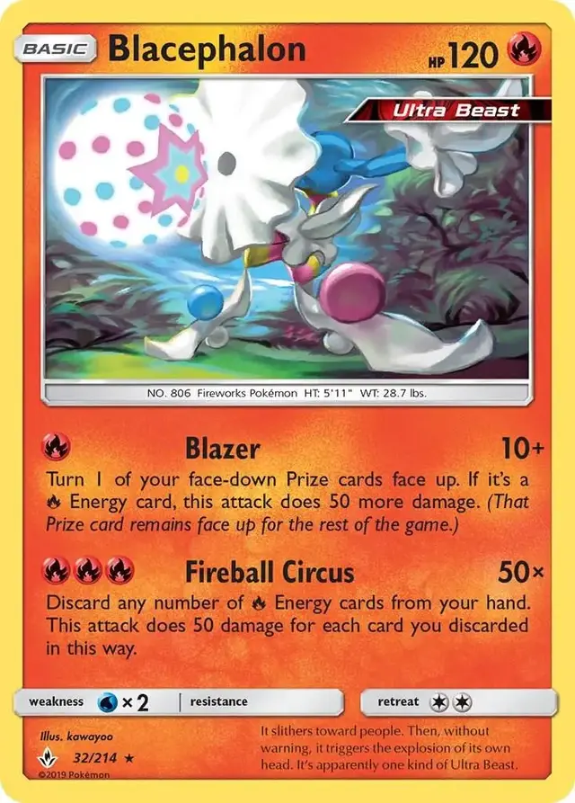 Blacephalon - Pokemon Unbroken Bonds #32