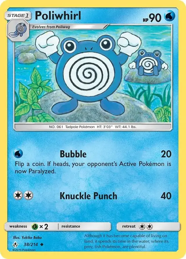 Poliwhirl - Pokemon Unbroken Bonds #38