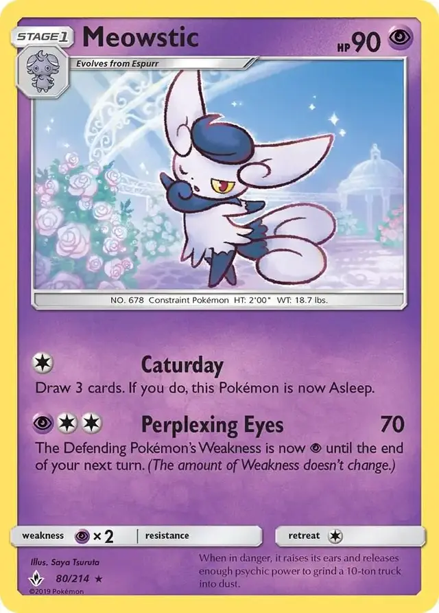 Meowstic - Pokemon Unbroken Bonds #80