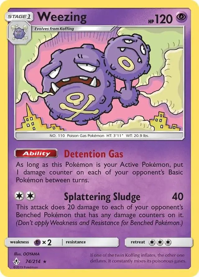 Weezing - Pokemon Unbroken Bonds #74