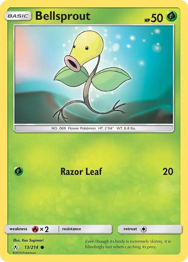 Bellsprout - Pokemon Unbroken Bonds #13