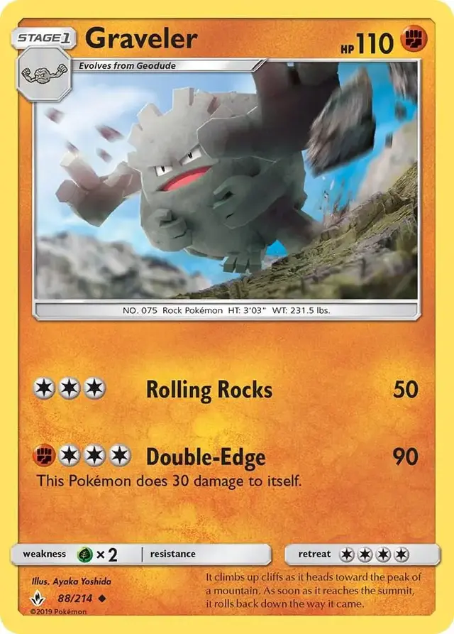 Graveler - Pokemon Unbroken Bonds #88