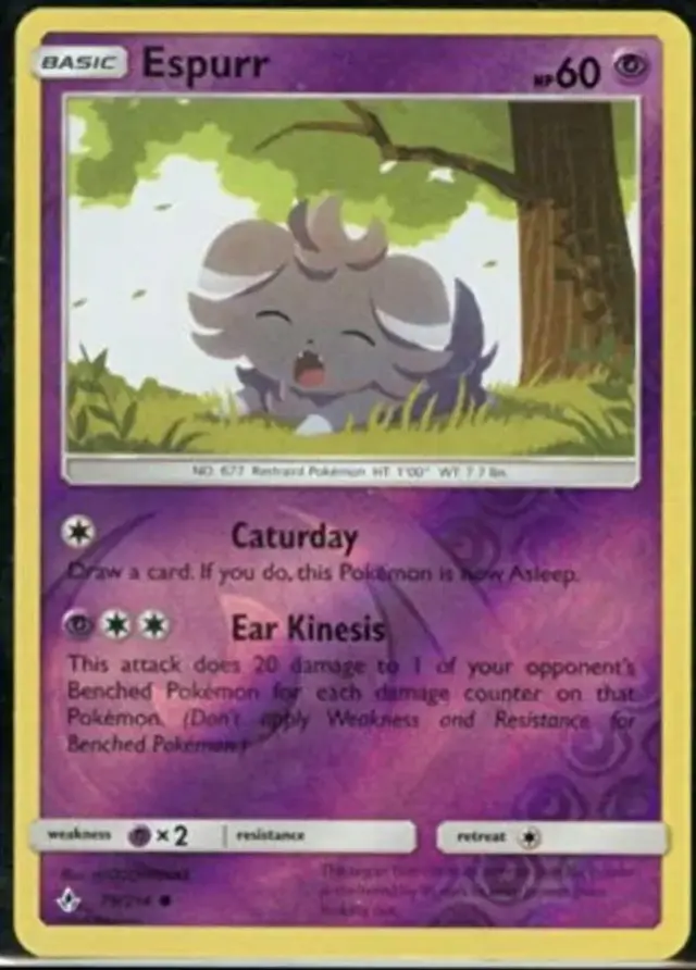 Espurr [Reverse Holo] - Pokemon Unbroken Bonds #79