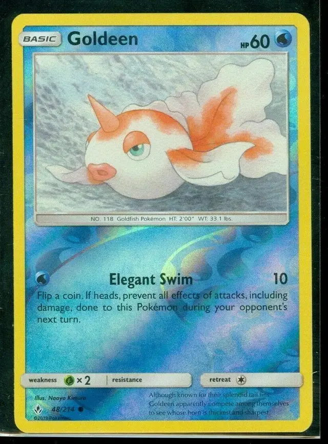 Goldeen [Reverse Holo] - Pokemon Unbroken Bonds #48