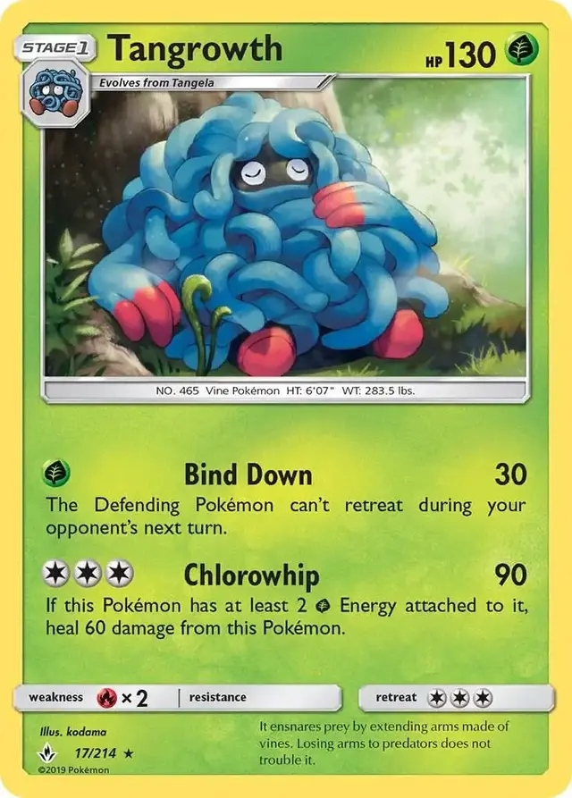Tangrowth - Pokemon Unbroken Bonds #17