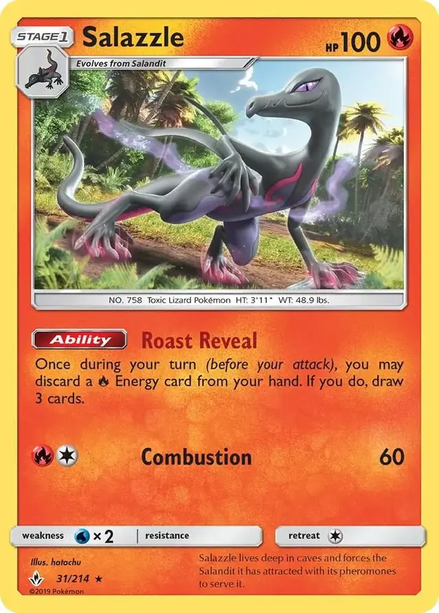 Salazzle - Pokemon Unbroken Bonds #31