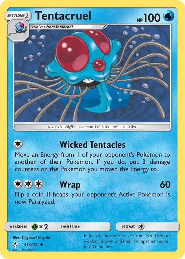Tentacruel - Pokemon Unbroken Bonds #41
