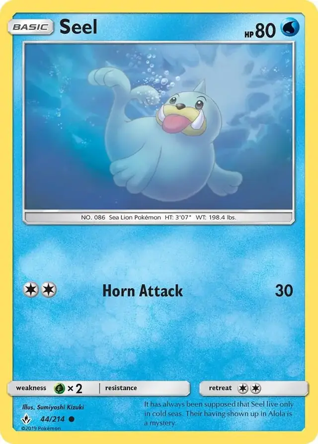 Seel - Pokemon Unbroken Bonds #44