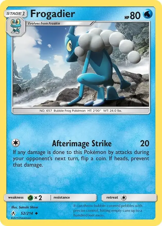 Frogadier - Pokemon Unbroken Bonds #52