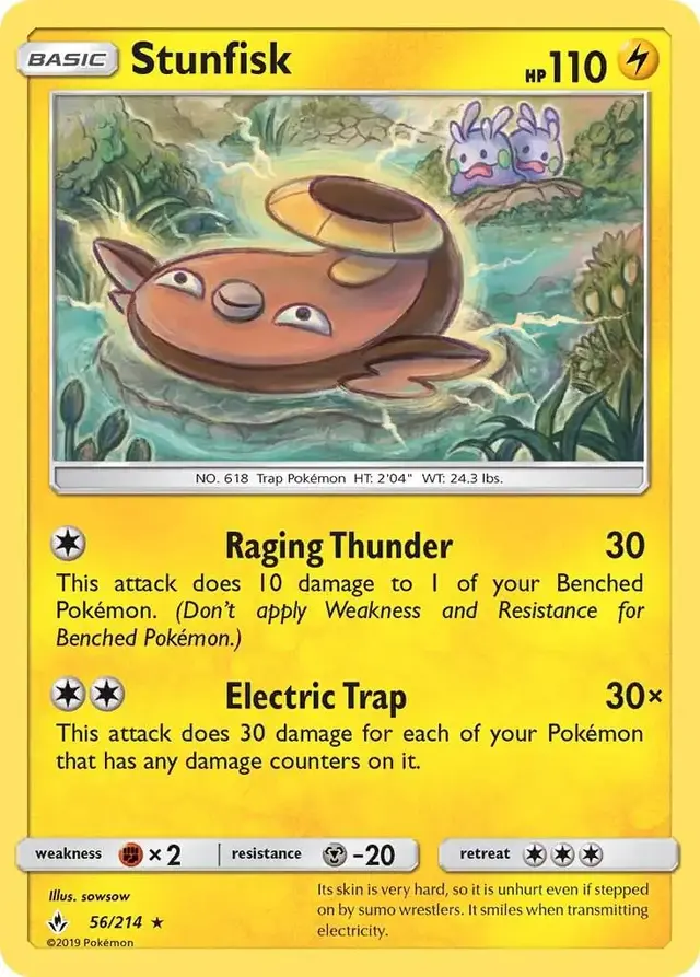 Stunfisk - Pokemon Unbroken Bonds #56