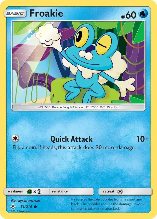 Froakie - Pokemon Unbroken Bonds #51