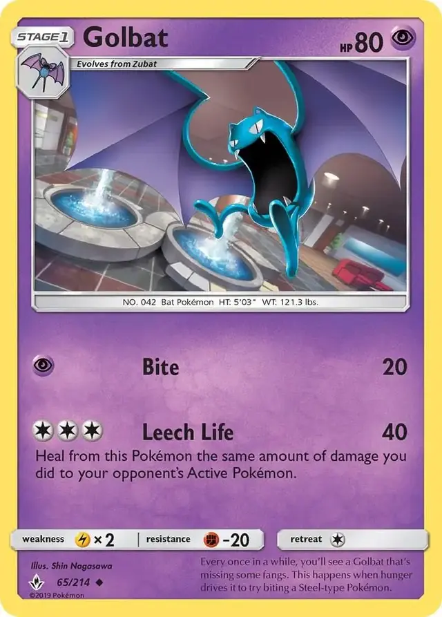 Golbat - Pokemon Unbroken Bonds #65
