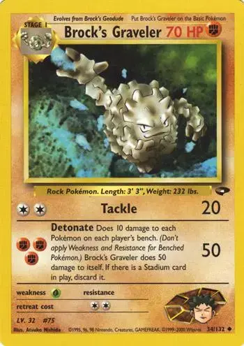 Brock's Graveler - Pokemon Gym Challenge #34