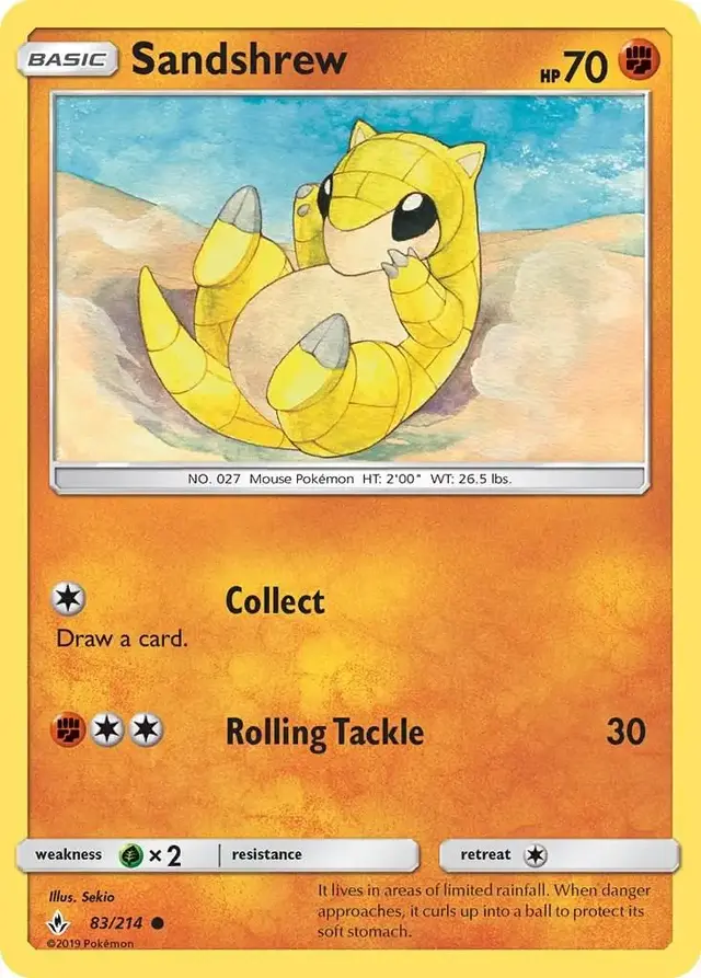 Sandshrew - Pokemon Unbroken Bonds #83