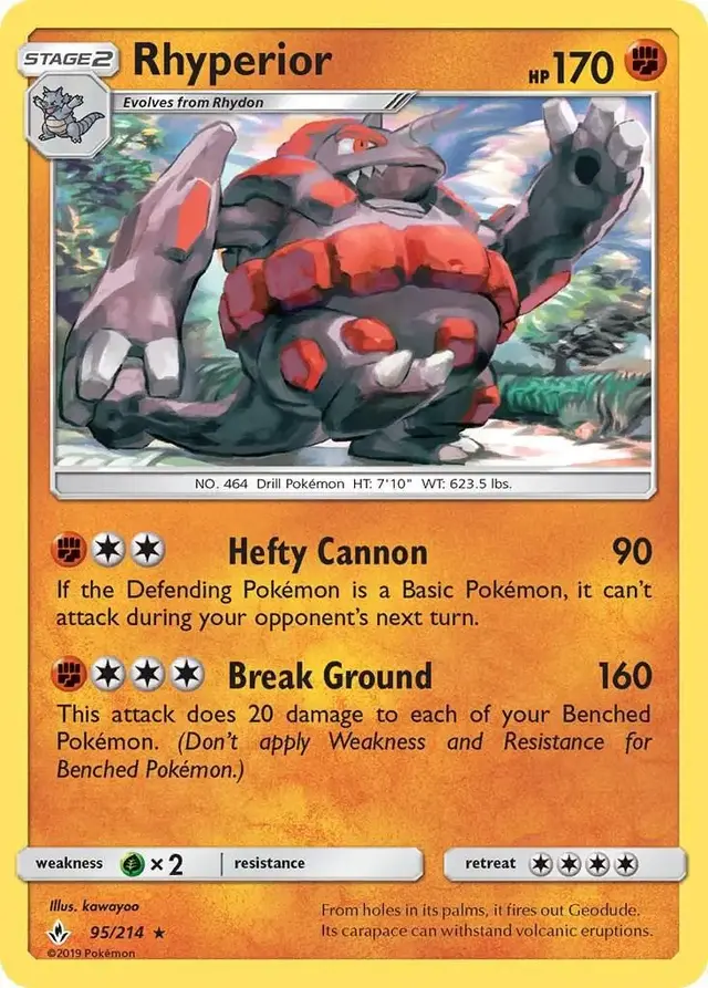 Rhyperior - Pokemon Unbroken Bonds #95