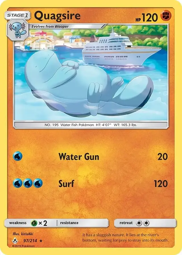 Quagsire - Pokemon Unbroken Bonds #97