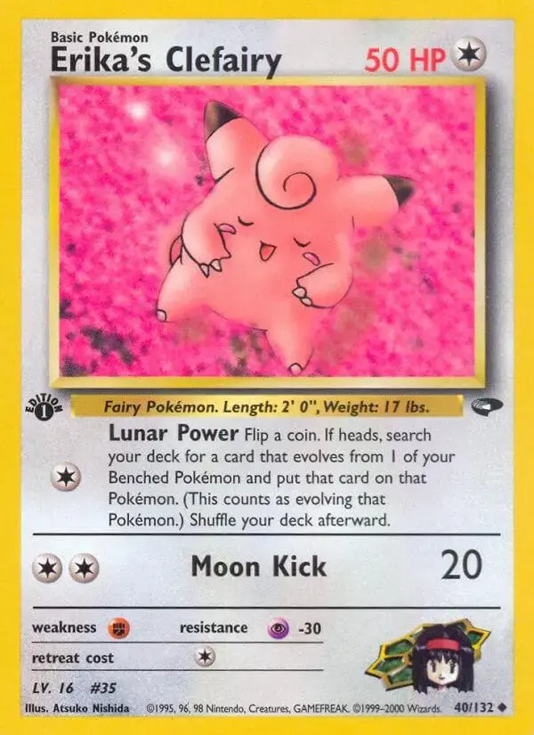 Erika's Clefairy [1st Edition] - Pokemon Gym Challenge #40