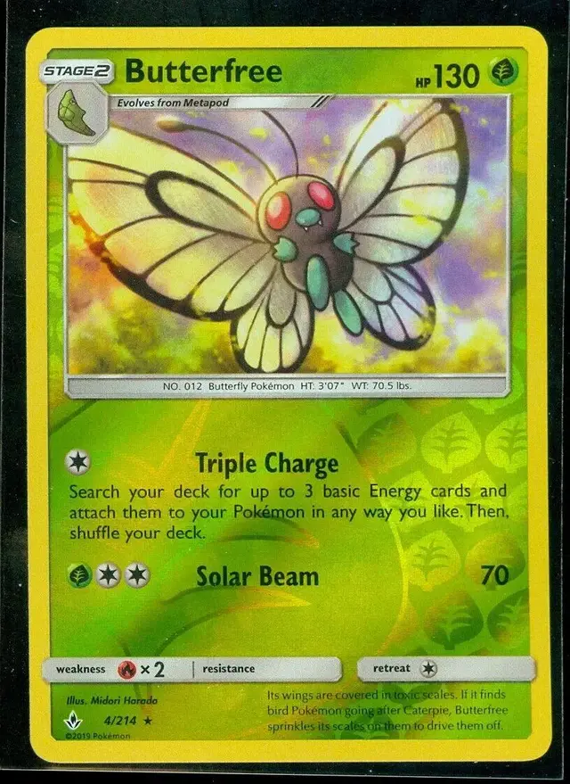 Butterfree [Reverse Holo] - Pokemon Unbroken Bonds #4