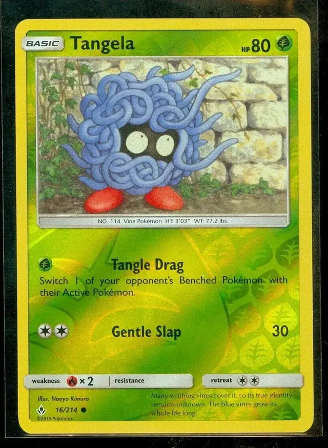 Tangela [Reverse Holo] - Pokemon Unbroken Bonds #16