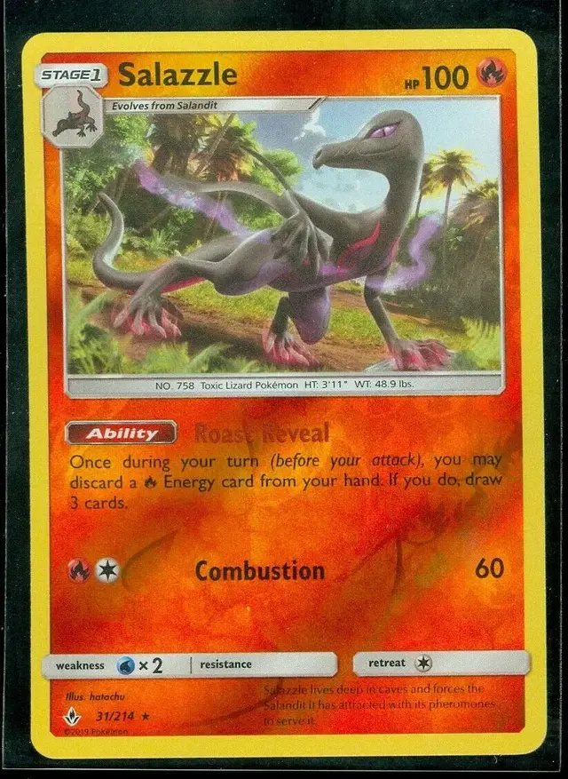 Salazzle [Reverse Holo] - Pokemon Unbroken Bonds #31