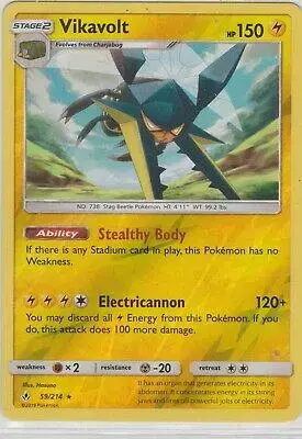 Vikavolt [Reverse Holo] - Pokemon Unbroken Bonds #59