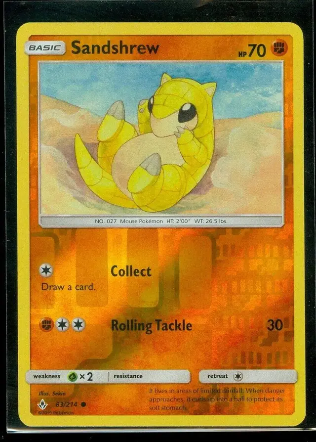 Sandshrew [Reverse Holo] - Pokemon Unbroken Bonds #83