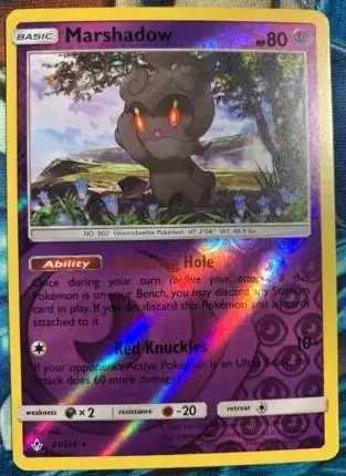 Marshadow [Reverse Holo] - Pokemon Unbroken Bonds #81