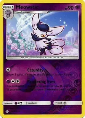 Meowstic [Reverse Holo] - Pokemon Unbroken Bonds #80