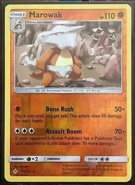 Marowak [Reverse Holo] - Pokemon Unbroken Bonds #91